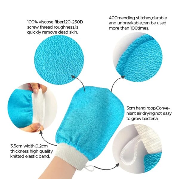 Exfoliating mitt